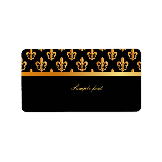 PixDezines（紋章の）フラ・ダ・リ/DIY背景 ラベル (正面)