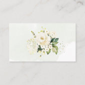 PixDezines 素朴 H2アラバスターバラユーカリ プレイスカード (裏面)