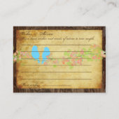 PixDezines 素朴 Love Birds、アドバイスカード アドバイスカード (裏面)