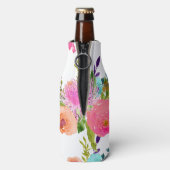 PixDezines 花卉水彩画 / DIY 背景 ボトルクーラー (ボトル裏面)