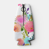 PixDezines 花卉水彩画 / DIY 背景 ボトルクーラー (裏面)