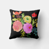 PixDezines 花卉水彩/毛地獄 クッション (裏面)