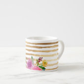 PixDezines 花卉/水彩/毛莨 エスプレッソカップ (正面右)