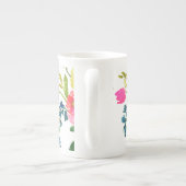PixDezines 花卉/水彩/毛莨 ボーンチャイナマグカップ (裏面)