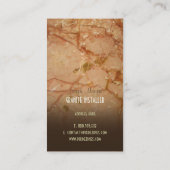 PixDezines 花崗岩、石工の名刺 名刺 (裏面)