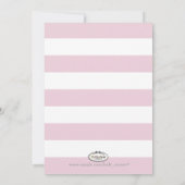 PixDezines 誕生お知らせ/DIYカラーストライプ 案内状 (裏面)