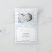 PixDezines  赤ちゃん男の子からの感謝 サンキューカード (内部)