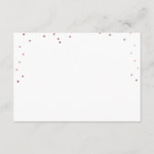 PixDezines 輝く/偽のローズゴールド情報 エンクロージャーカード (裏面)