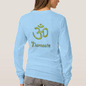 PixDezines 逆立ちポーズ/Namaste/オーム Tシャツ (裏面)