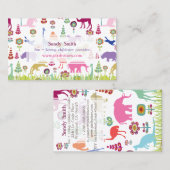 PixDezines 遊びの森 デイケア 名刺 (正面/裏面)