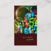 PixDezines 123、CPA/diyカラー 名刺 (正面)