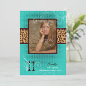 PixDezines 2011卒業版、Leopard Print 招待状 (スタンド正面)