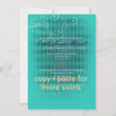 PixDezines 2011卒業版、Leopard Print 招待状 (裏面)