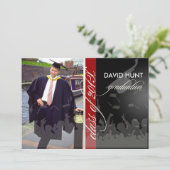 PixDezines 2011卒業/写真/キャップ+ガウン 招待状 (スタンド正面)