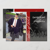 PixDezines 2011卒業/写真/キャップ+ガウン 招待状 (正面/裏面)