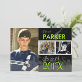 PixDezines 2011卒業/写真/キャップ+ガウン 招待状 (スタンド正面)