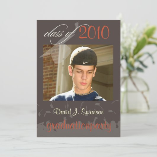 PixDezines 2011卒業/写真/Cap+Gown 招待状 (スタンド正面)