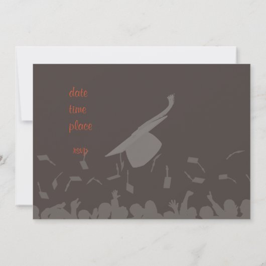 PixDezines 2011卒業/写真/Cap+Gown 招待状 (裏面)