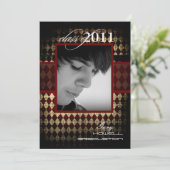 PixDezines 2011 年度卒業式、ハーレクイン 招待状 (スタンド正面)