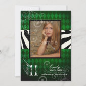 PixDezines 2011 Sgarition、Emerald Harlequin 招待状 (正面)