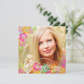 PixDezines 2012卒業ハイビスカス·レイ 招待状 (スタンド正面)