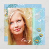 PixDezines 2012卒業写真+ダイピーコック 招待状 (正面/裏面)