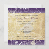 PixDezines 2012卒業写真+手作りのタンポポ 招待状 (裏面)