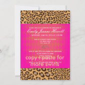 PixDezines 2012卒業/leopard/diy 招待状 (裏面)