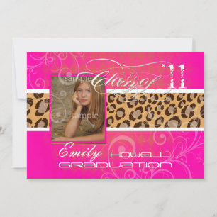PixDezines 2012卒業/leopard/diy 招待状