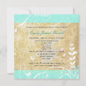 PixDezines 2012年度卒業写真+手作りの花 招待状 (裏面)