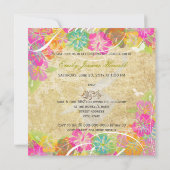 PixDezines 2012年度卒業式 ハイビスカスのレイ 招待状 (裏面)