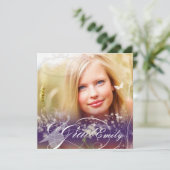 PixDezines 2012 Grad Photo+diyダンデリオン 招待状 (スタンド正面)