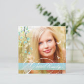 PixDezines 2015卒業写真+ダイの花 招待状 (スタンド正面)