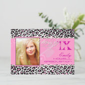 PixDezines 2025グレードチーズ、チータープリント/ディービーカラー 招待状 (スタンド正面)