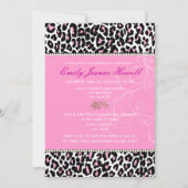 PixDezines 2025グレードチーズ、チータープリント/ディービーカラー 招待状 (裏面)