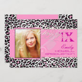 PixDezines 2025グレードチーズ、チータープリント/ディービーカラー 招待状 (正面/裏面)