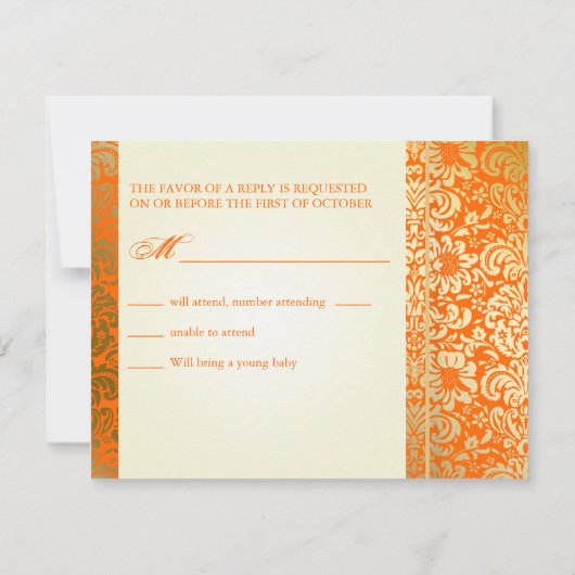 PixDezines 4.25" x5.5" rsvp fidora damask for 5x7 (裏面)