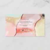 PixDezines Abstract Alcohol n Ink 名刺 (裏面)