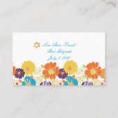 PixDezines Alegre/（ユダヤ教の）バル・ミツバー座席表 プレイスカード (裏面)