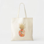 PixDezines Aloha Pineapple フェイク金ゴールド トートバッグ<br><div class="desc">PixDezines aloha pineapple in watercolorバッグ。Copyright (C) 2017 PixDezines.com™ and PixDezines™ on zazzle.com.すべての権利が予約されています。</div>