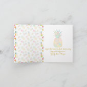 PixDezines Aloha Pineapple/DIYバックグラウンド カード (内部)