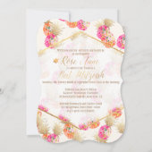 PixDezines Aloha Pineapple/Water color/バルミツワー 招待状 (裏面)