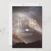 PixDezines Andromen Milky Way/NASA宇宙 招待状 (正面)