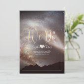 PixDezines Andromen Milky Way/NASA宇宙 招待状 (スタンド正面)