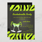 PixDezines apple martiniバチェロレッテ/diyカラー 招待状 (正面/裏面)