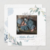 PixDezines Aquarele Faire-part de EnsuranceGarson 招待状 (正面/裏面)