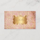 PixDezines arianna damask/フェイクparchment 名刺 (正面)