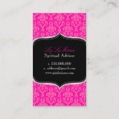 PixDezines Arianna Damask/DIYカラー 名刺 (裏面)