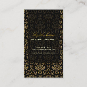 PixDezines Arianna Damask/DIY背景色 名刺