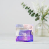 PixDezines Art モダン Violetバラ宿泊施設 エンクロージャーカード (スタンド正面)